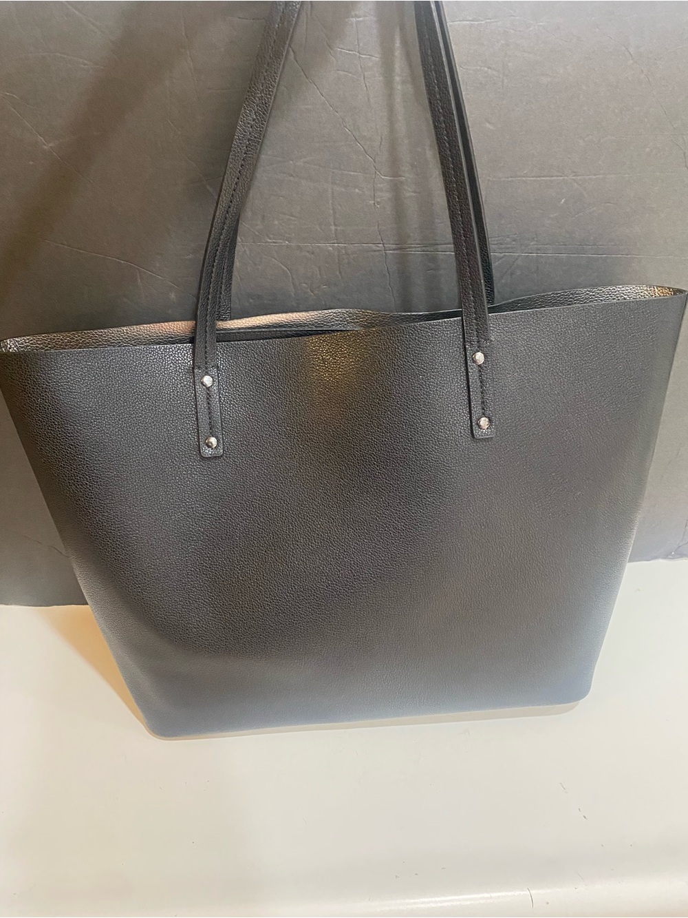 THACKER NEW YORK Fran Large Tote Bag LeatherTote Bag NWT $198 - Picture 4 of 10